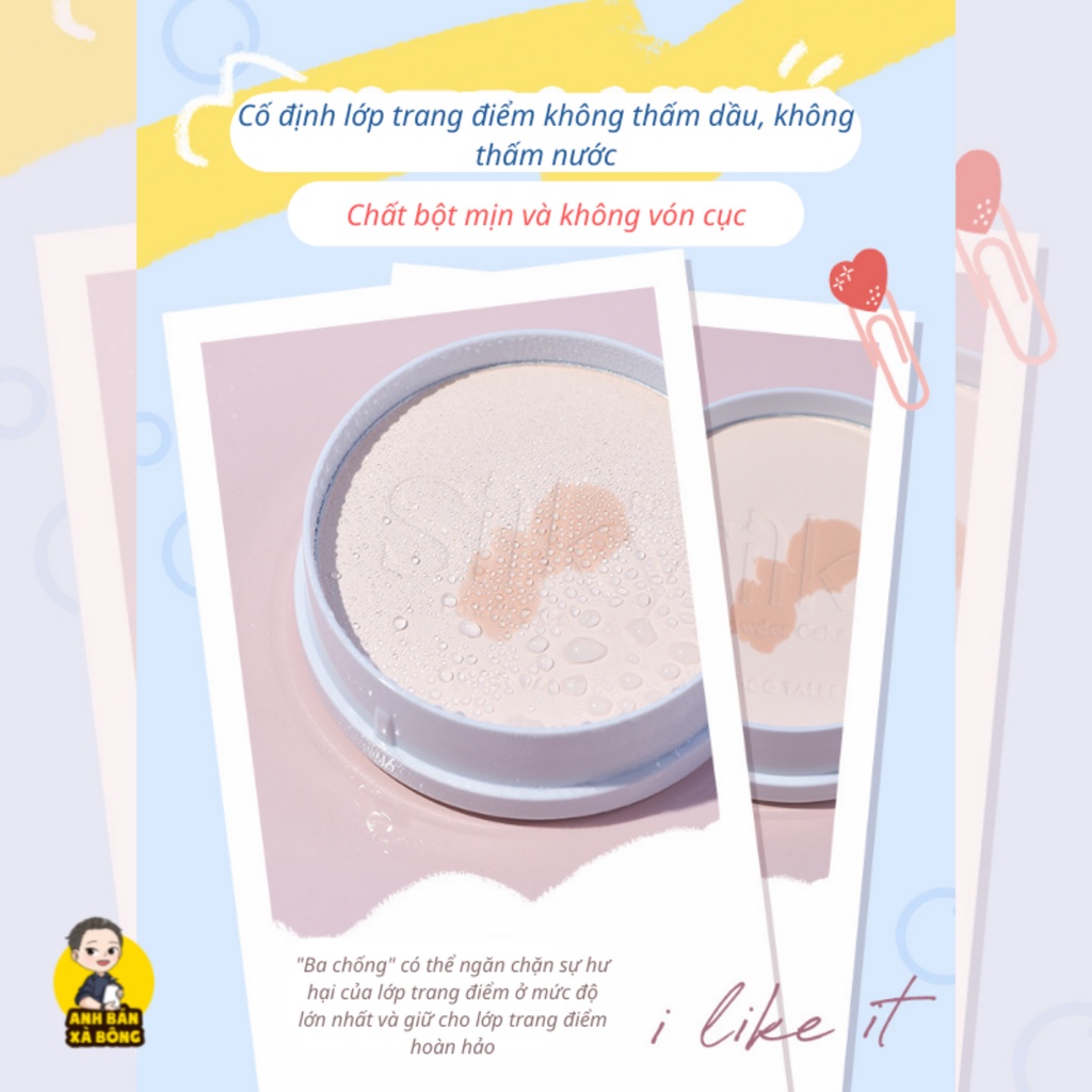 Phấn Phủ Dạng Nén GOGO TALES Bare Silky Loose Powder GT356