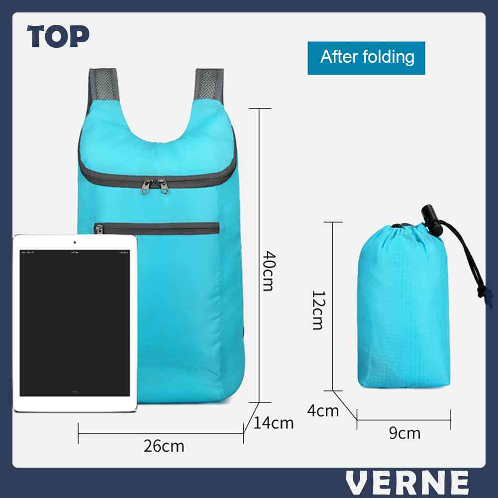 Balo Thể Thao Siêu Nhẹ Chống Thấm Nước 20L Gấp Gọn Tiện Dụng