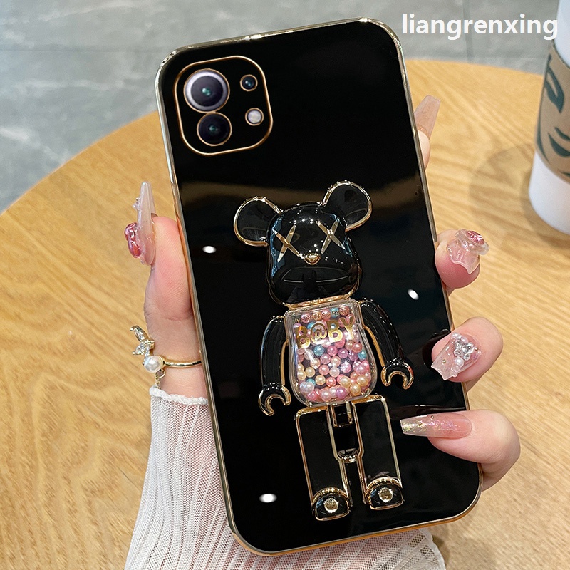 Ốp lưng xiaomi mi 11 lite xiaomi 11t xiaomi 11 lite 5g ne xiaomi 11t pro Ốp Điện Thoại Silicon Chống Sốc Mạ Điện DDTGZJ01 Cho xiaomi mi 11 lite xiaomi 11t xiaomi 11 lite 5g ne xiaomi 11t pro viền vuông cute
