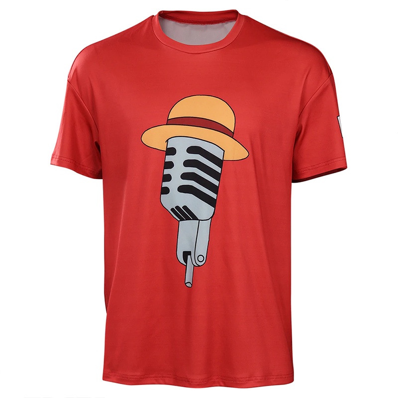 Áo Luffy Film Red Cosplay One Piece 100% Cotton