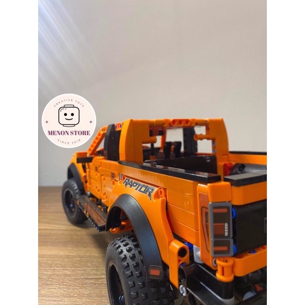 Đồ chơi lắp ráp Technic 55355 42126 Mô hình Xe Ford Raptors F-150 Pickup Truck Racing Car - Xếp hình thông minh