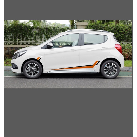 Tem sườn ô tô đơn giản tinh tế, dán xe sáng màu , dán tất cả các form xe