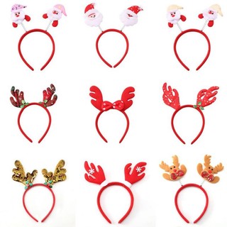 Bờm Noel Ngộ Nghĩnh Đỏ/Nâu Vải Nhung
