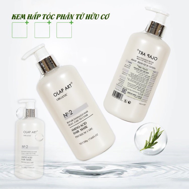 Hấp ủ tóc Phân Tử Hữu cơ phục hồi mềm mượt tại nhà chính hãng OLAP ART