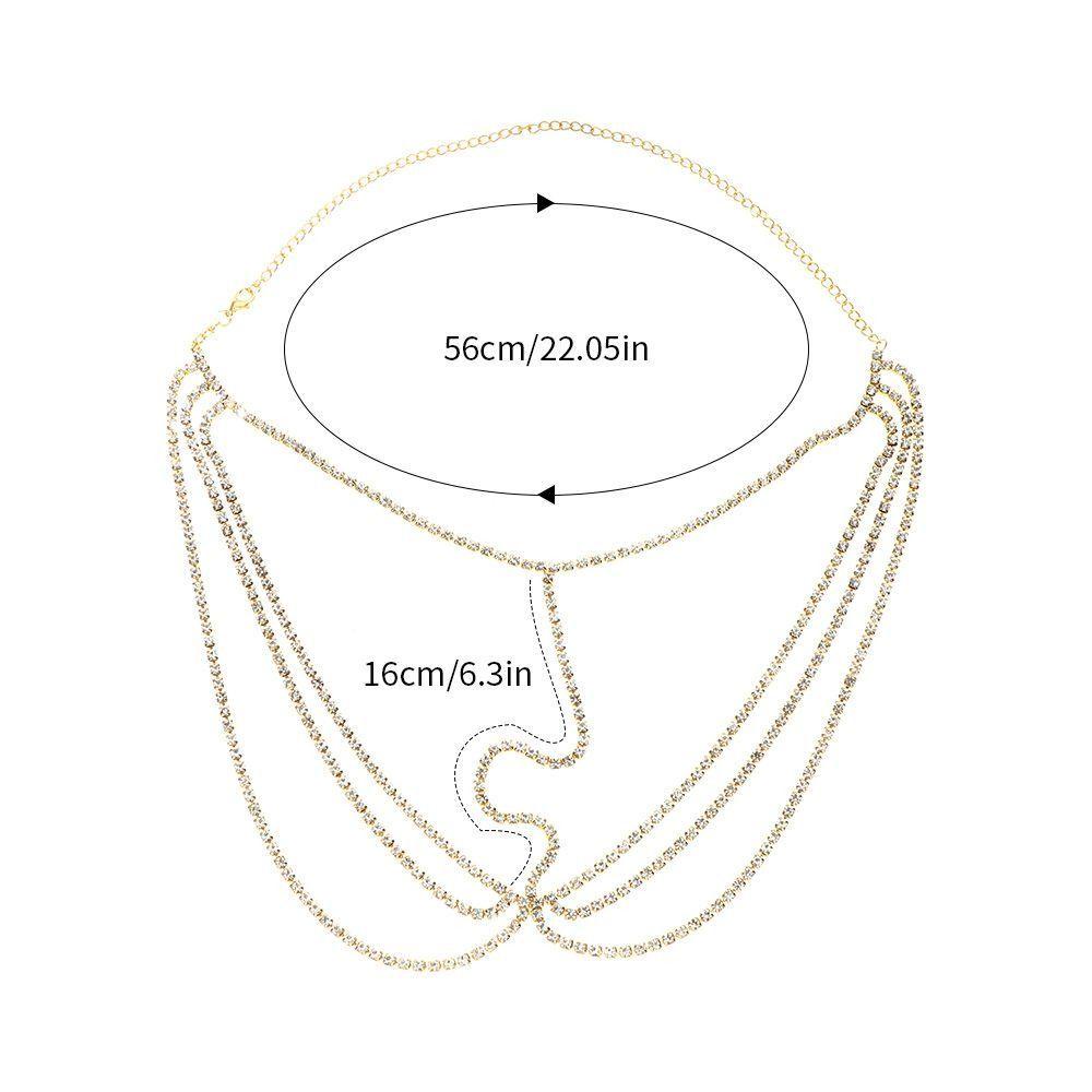 Chuỗi Dây Đeo Trang Trí Tóc Nhiều Lớp Che Phủ Toàn Diện Dành Cho Nữ