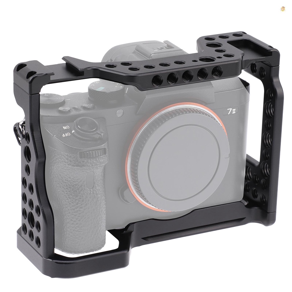 Khung Máy Ảnh Bằng Hợp Kim Nhôm Thay Thế Cho A7M3 A7R3 A9 1 / 4 Inch & 3 / 8 Inch