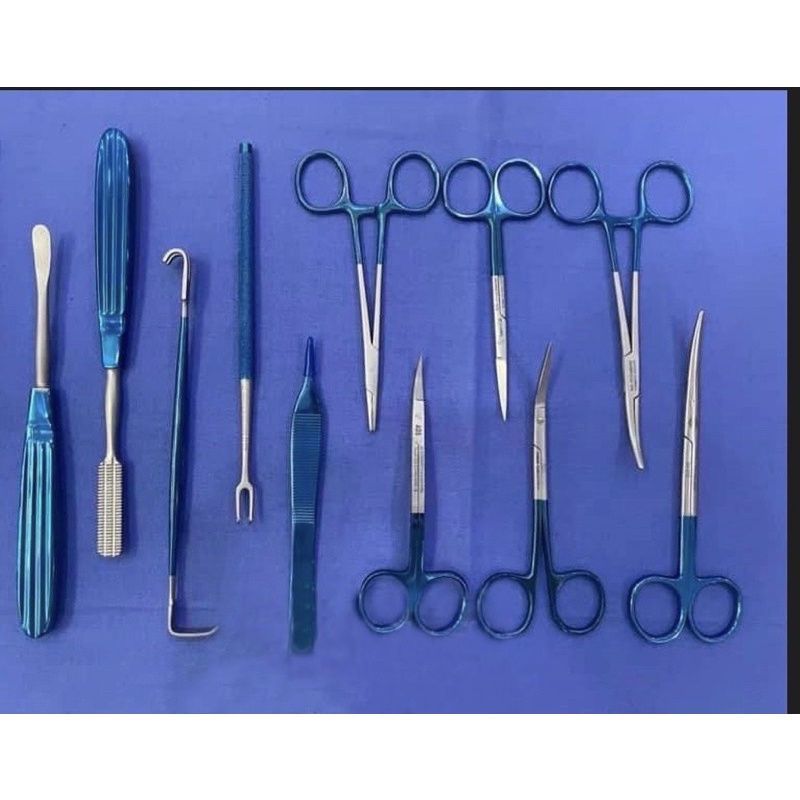 Bộ Phẫu Thuật Mũi 12 món Germany( thép không gỉ ( Đức )