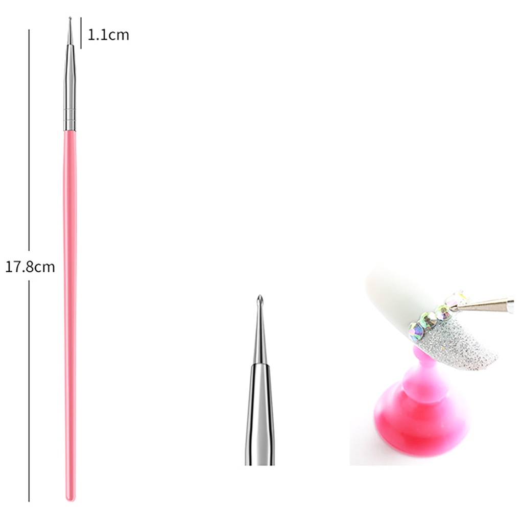 Set 15 Bút Vẽ Móng Tay Bằng Nhựa Thân Thiện Với Da Sử Dụng Hàng Ngày