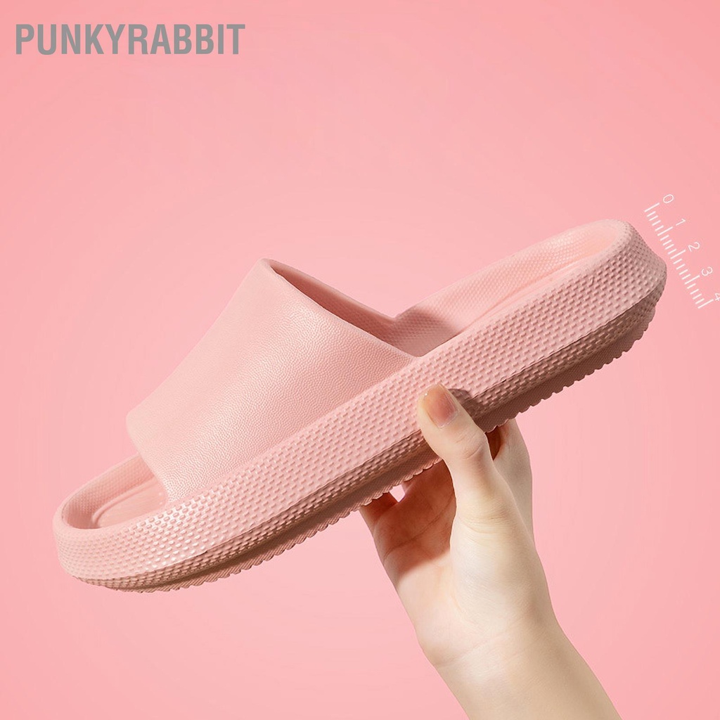 PunkyRabbit Dép nam nữ đi trong nhà tắm đàn hồi mềm Phòng thanh lịch Giày trượt nhanh khô