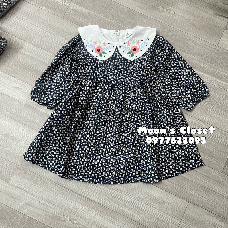 XD- Váy hoa nhí vintage PHLONA size 12/18m-8y