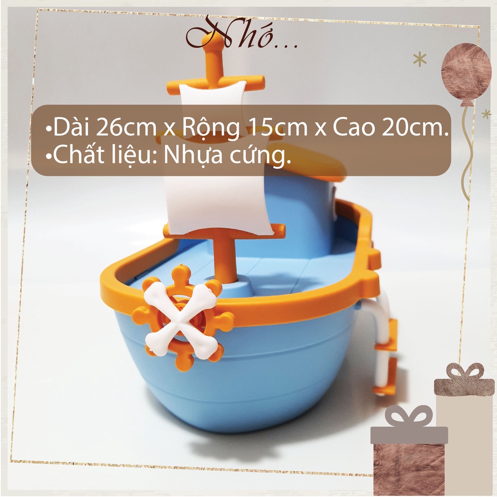 Ống Heo Đất Tiết Kiệm Hình Con Thuyến Hải Tặc, Dùng Trang Trí, Quà Tặng Cho Bé Sinh Nhật Gift Shop