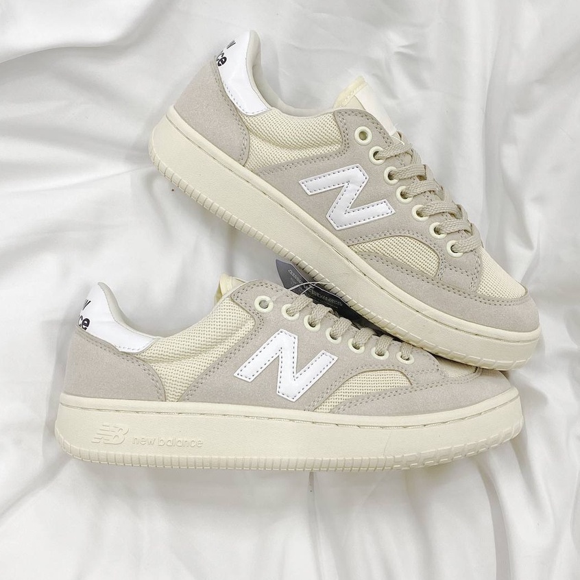 Giày N_B CRT.300 2.0 kem _ Mẫu Mới cao cấp  Fullbox, Giày thể thao nữ nb 2.0 ctr300 kem