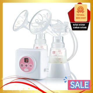 Máy hút sữa điện đôi có matxa silicon premium allegro unimom