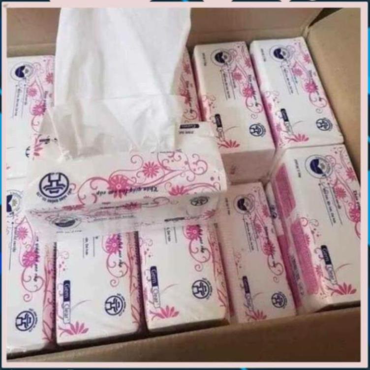 Khăn giấy rút lụa con thỏ gấu trúc cầu vồng 300 tờ siêu dai - Giấy ăn hàng việt nam siêu mịn bịch media mark