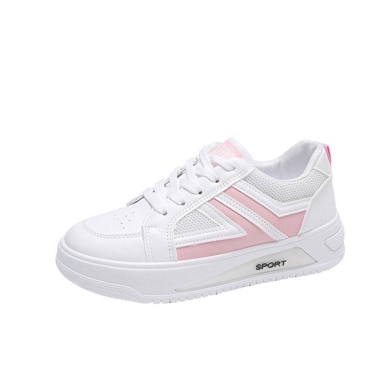 Giày Thể Thao Đế Dày Họa Tiết Kẻ Sọc Thời Trang Hàn Quốc Cho Nữ