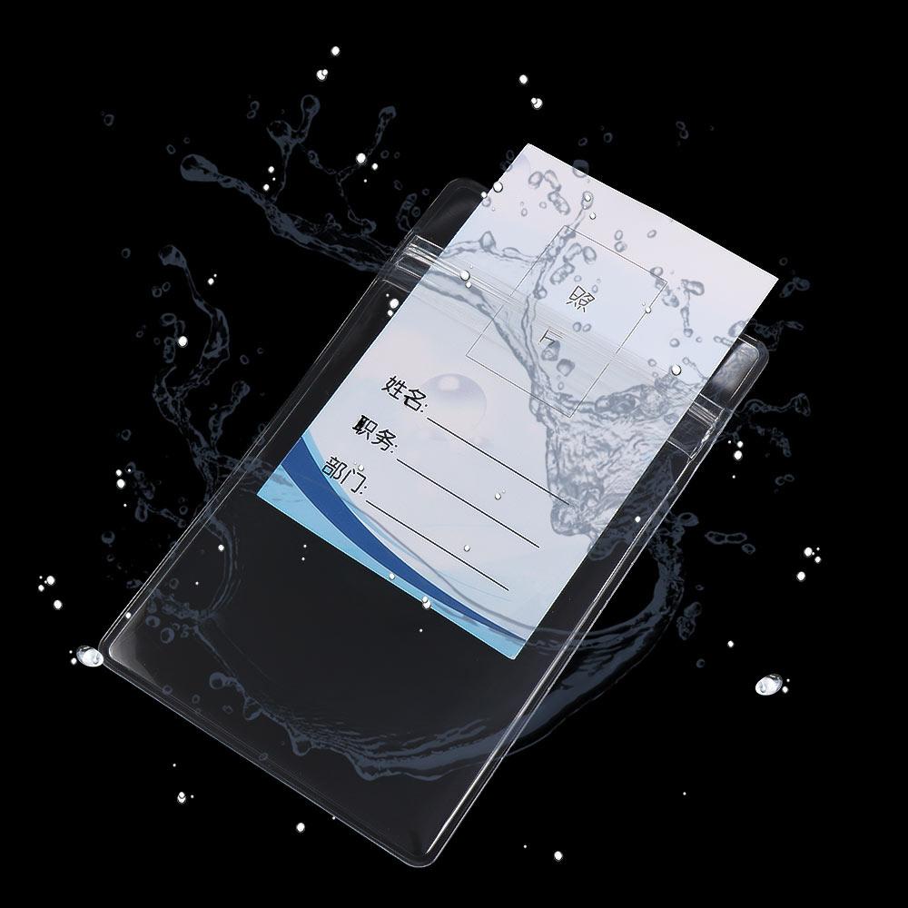 Ivanes Bao Đựng Thẻ id / Thẻ Ngân Hàng / Xe Buýt Bằng Chất Liệu pvc