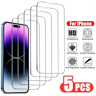 Set 1-5 Kính Cường Lực 9D Bảo Vệ Màn Hình Điện Thoại iPhone 6 6S 7 8 Plus X XS Max XR 11 12 Pro Max Mini 5 5S 12Mini