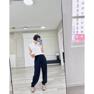 Áo croptop tay cánh - Delyn