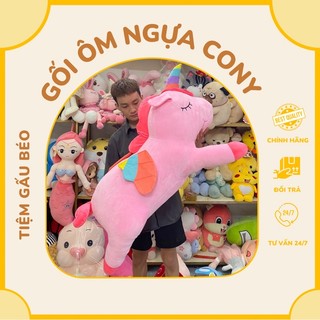 Gấu Bông gối ôm Ngựa kì lân pony kích thước 100cm 120cm