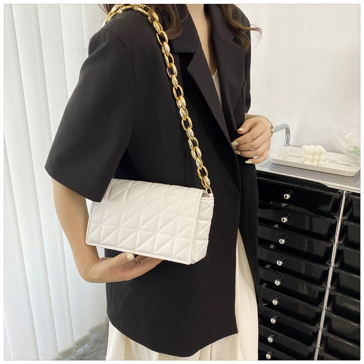 Túi Đeo Chéo Hình Vuông Nhỏ Có Khóa Kéo Phong Cách Âu Mỹ Thời Trang Cho Nữ