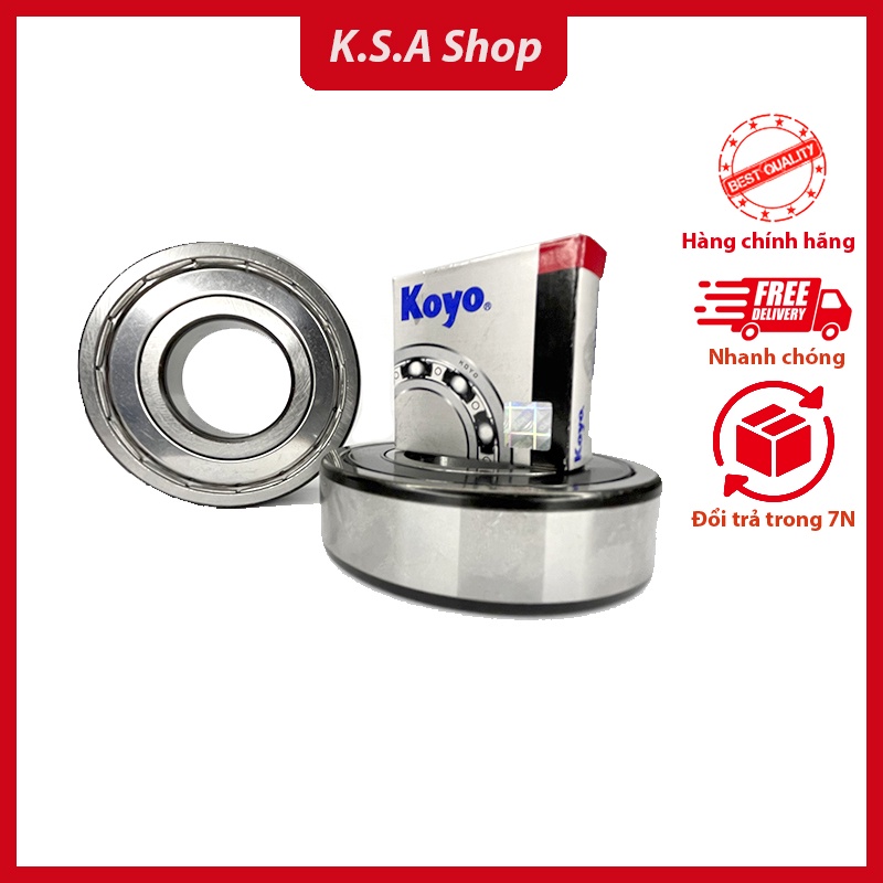 Vòng bi bạc đạn 6206, 6207, 6208, 6209, 6210 NSX KOYO - hàng chất lượng, giá rẻ - K.S.A shop.