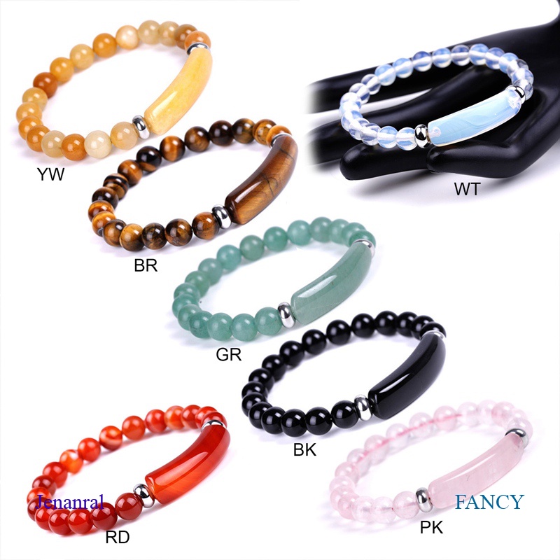 1 Vòng Tay Đá Thạch Anh Tím Co Giãn 8MM