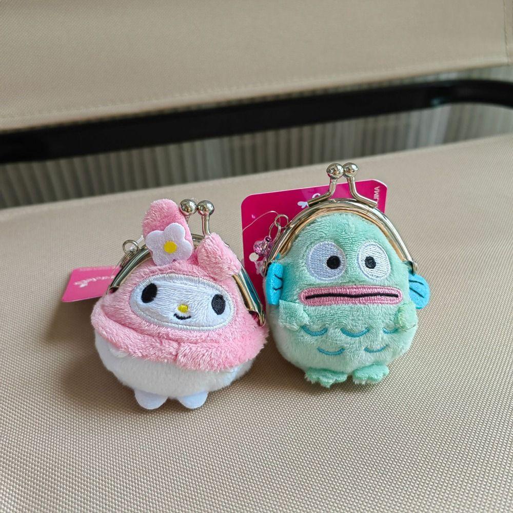 FALLFORBEAUTY Ví Đựng Tiền Xu Mini Hình Cinnamoroll Hoạt Hình Dễ Thương Cho Bé