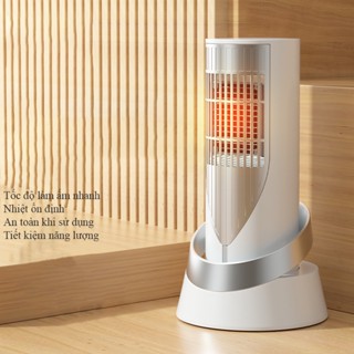 Quạt sưởi công nghệ gốm PTC, máy sưởi mini để bàn làm việc, quạt sưởi ấm tự động ngắt điện khi nhiệt độ quá cao