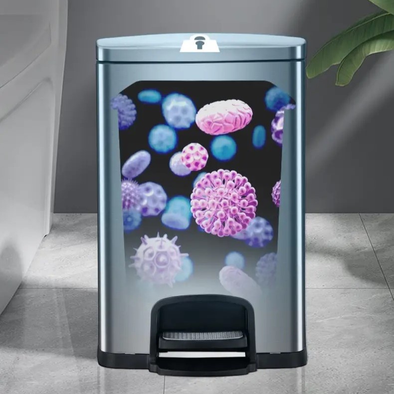 Thùng rác đạp chân CCKO có nắp đậy bật Inox cao cấp CK9934 phòng khách nhà bếp nhiều màu 5L 8L 12L 20L 30L