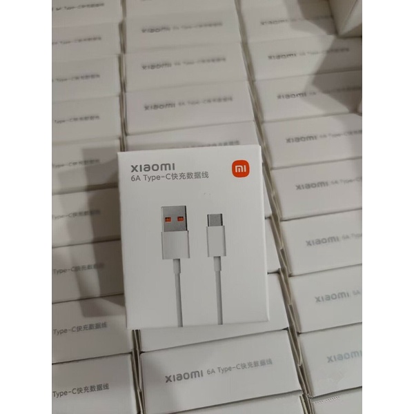 Cáp sạc Xiaomi 6A ban đầu cho cáp sạc Xiaomi 12pro Redmi 120W Cáp dữ liệu Loại C Tương thích 67W 65W 55W 33W