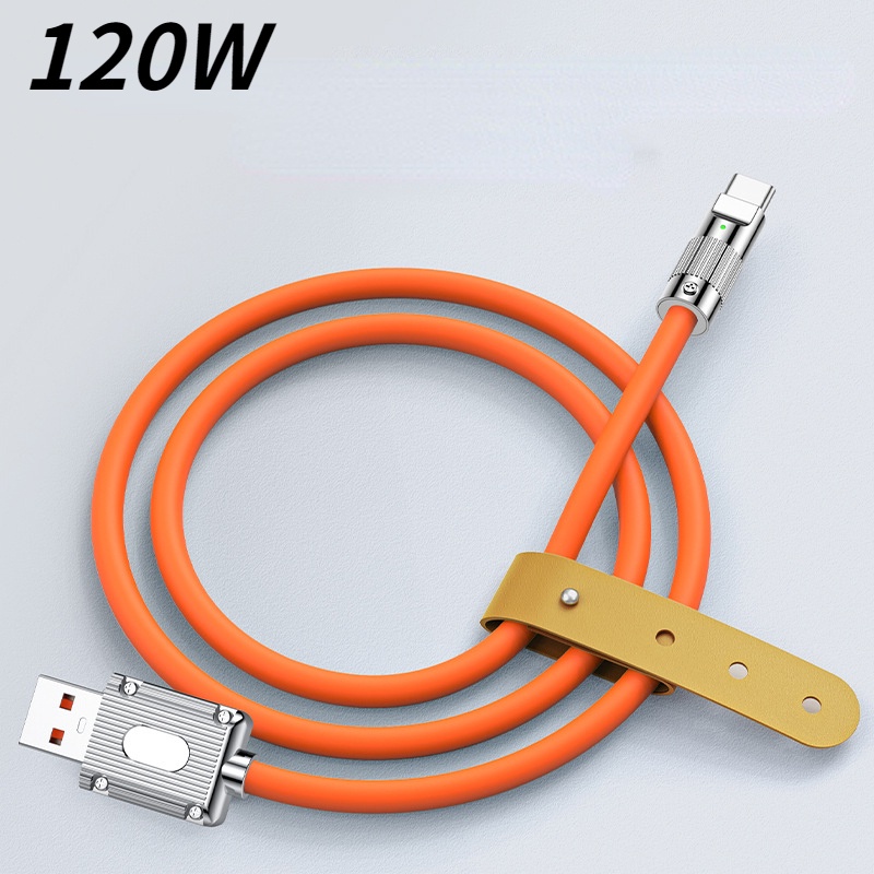Dây Cáp Sạc Nhanh Type-C 120W Bằng Hợp Kim Nhôm