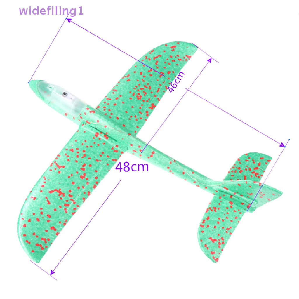 Máy Bay Đồ Chơi Bằng Mút Xốp Lớn 1 48CM Có Đèn LED Dành Cho Bé Trai