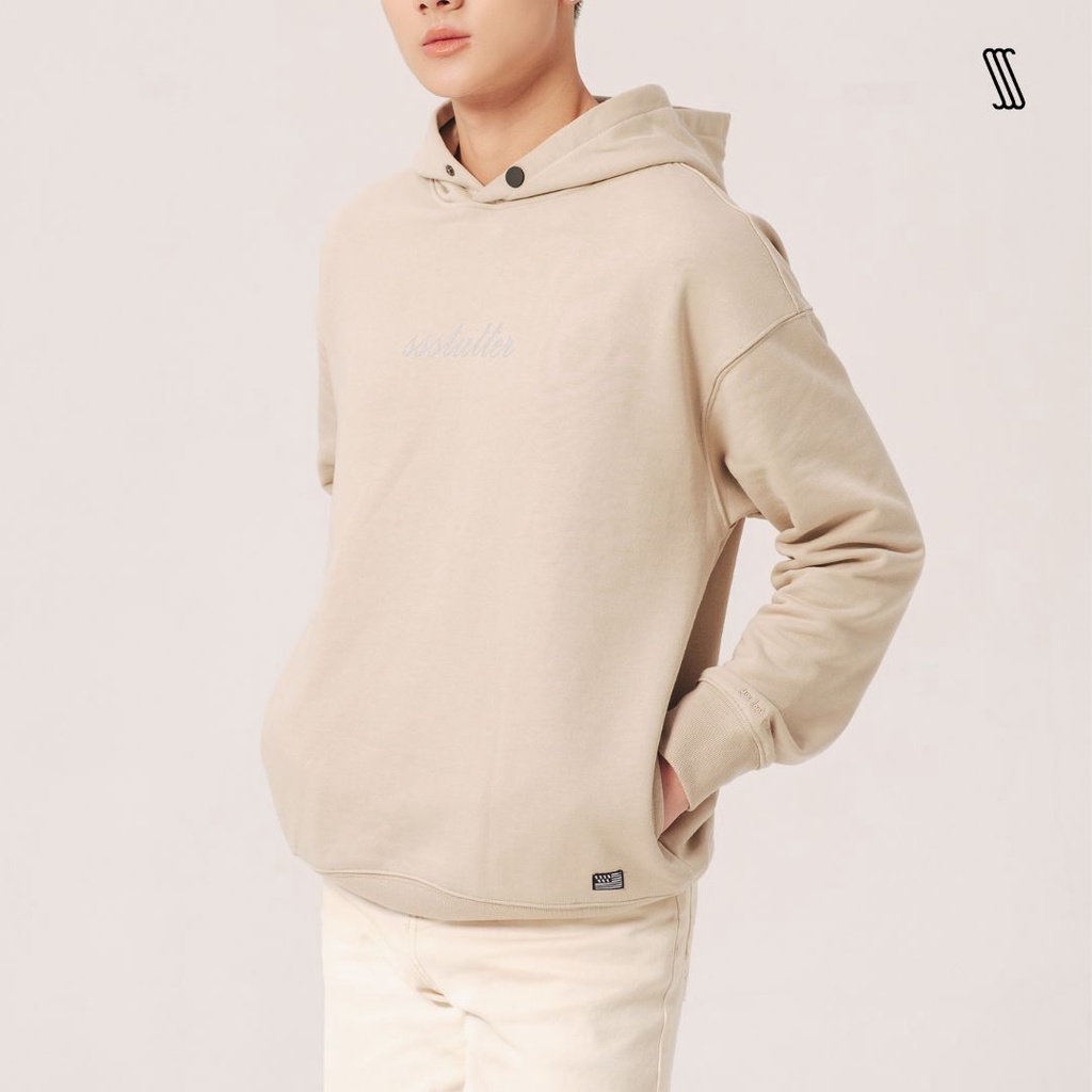 [Mã FATP17 giảm 50K đơn 200K] Áo hoodie nam nữ SSSTUTTER chất nỉ ép tráng gương phá cách tên logo JUSTIN HOODIE