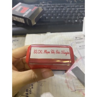 Mộc Tên Dành cho dấu tên dài kích thước 10x47mm hiệu T217