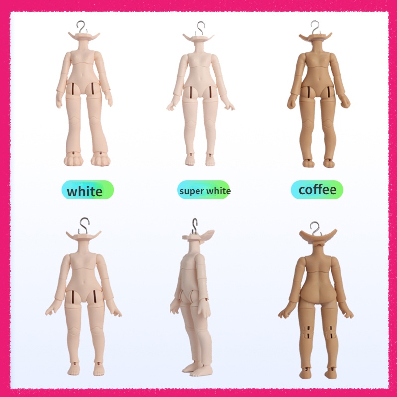 Búp Bê Cơ Thể Mèo Mori Xiaobaa 12 Điểm bjd ob11 Có Thể Cắm Đầu gsc Nendoroid