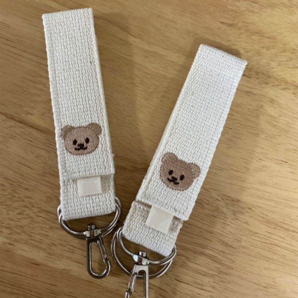 Mmluck Móc Treo Đồ Gắn Xe Đẩy Em Bé Thêu Hình Thỏ / Hổ / Gấu Đáng Yêu Thiết Thực