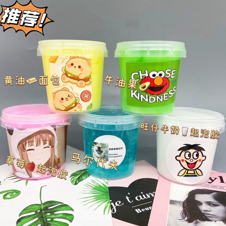 Chất Nhờn Slime Trong Suốt Dùng Để Bóp Giải Tỏa Căng Thẳng