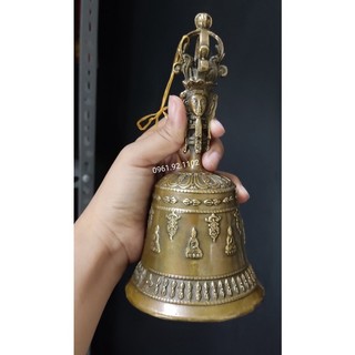 Chuông chày pháp Khí mật tông Tây Tạng bằng đồng phong thủy