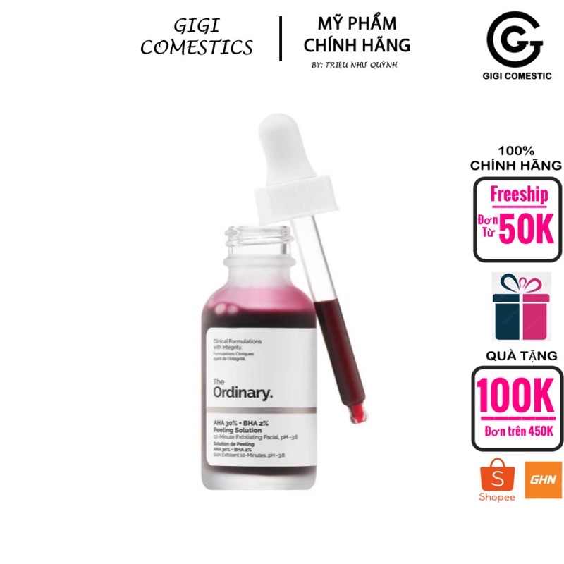 Serum The Ordinary AHA 30% +BHA 2% Peeling solution