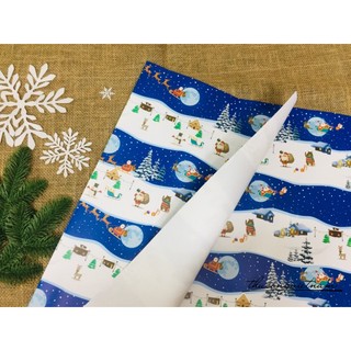 Set 2 giấy gói quà Giáng Sinh