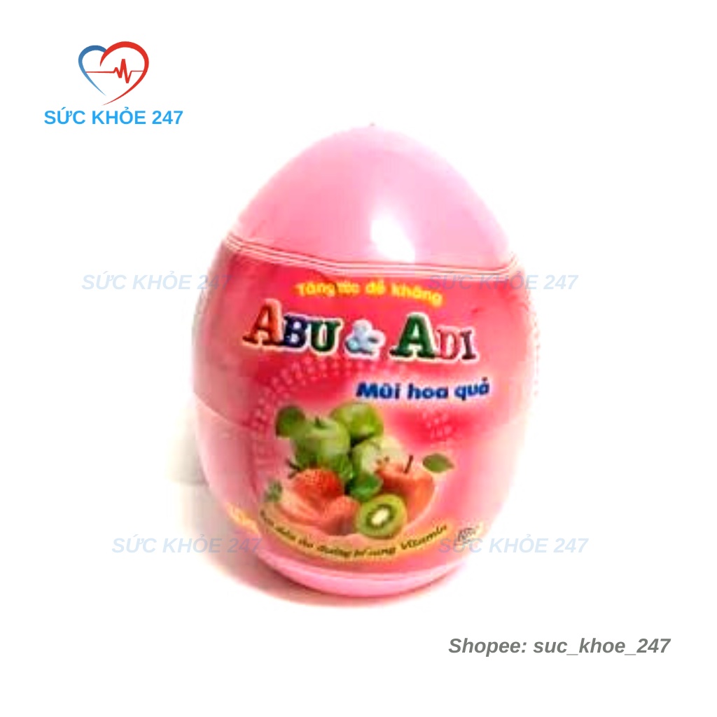 Kẹo Dẻo ABU & ADI Hình Quả Trứng Giúp Bổ Sung Vitamin, Tăng Sức Đề Kháng Cho Bé
