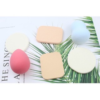 Set 6 mút tán kem nền makeup - bộ 6 bông phấn trang điểm - mút tán kem nền