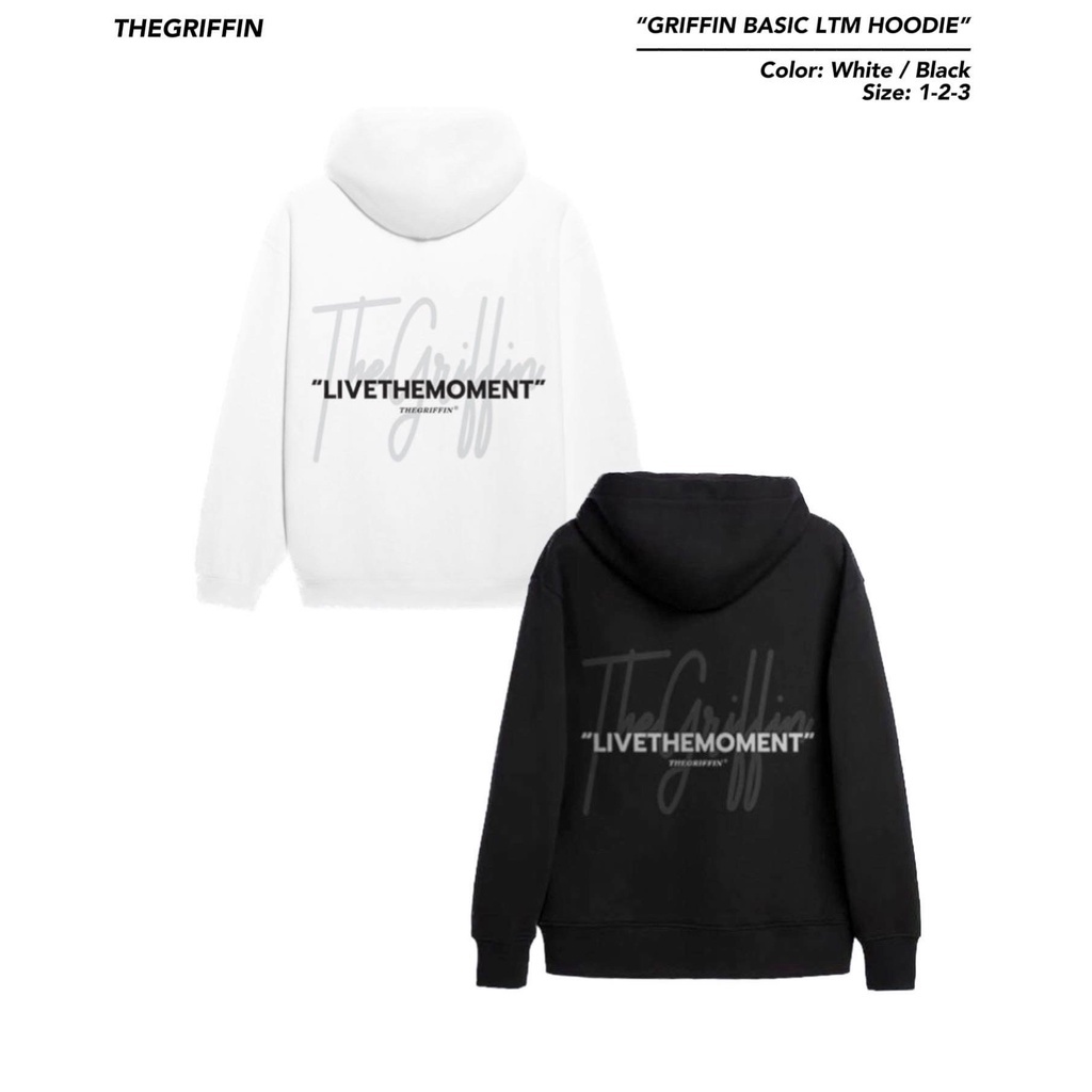 Áo hoodie GRIFFIN BASIC LTM /BLACK unisex nam nữ- BY LOCAL BRAND GRIFFIN