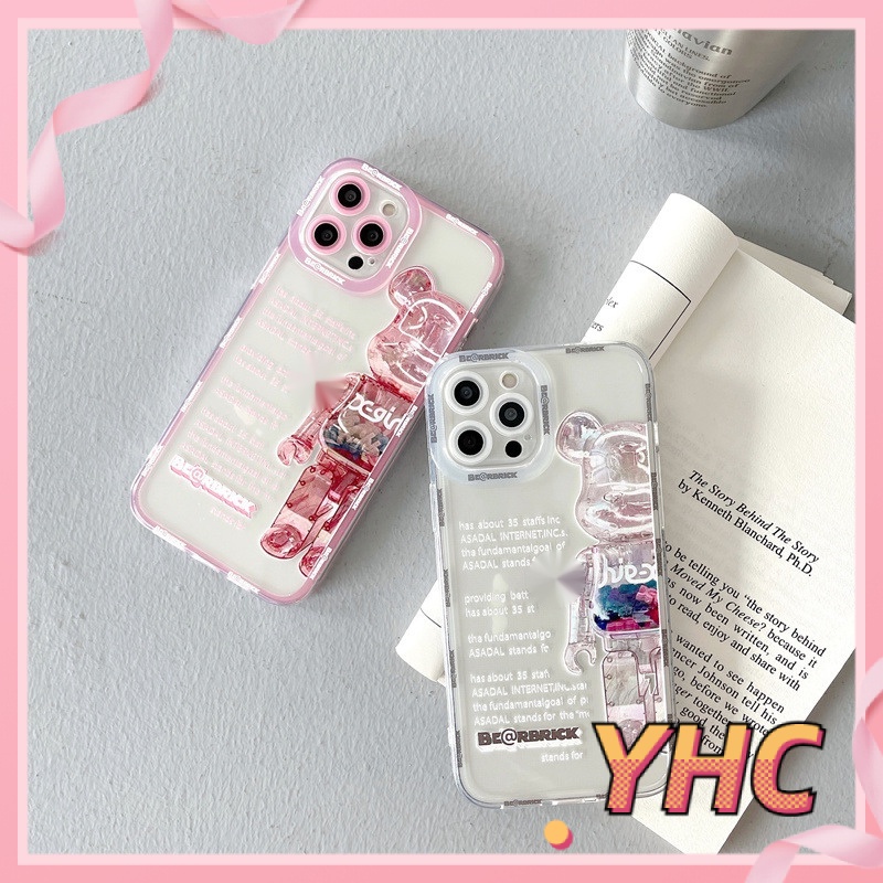 Ốp điện thoại gấu hoạt hình thích hợp cho iPhone 6/6S Plus/7/7plus/8/8plus/X/xr/xs/11/12-243