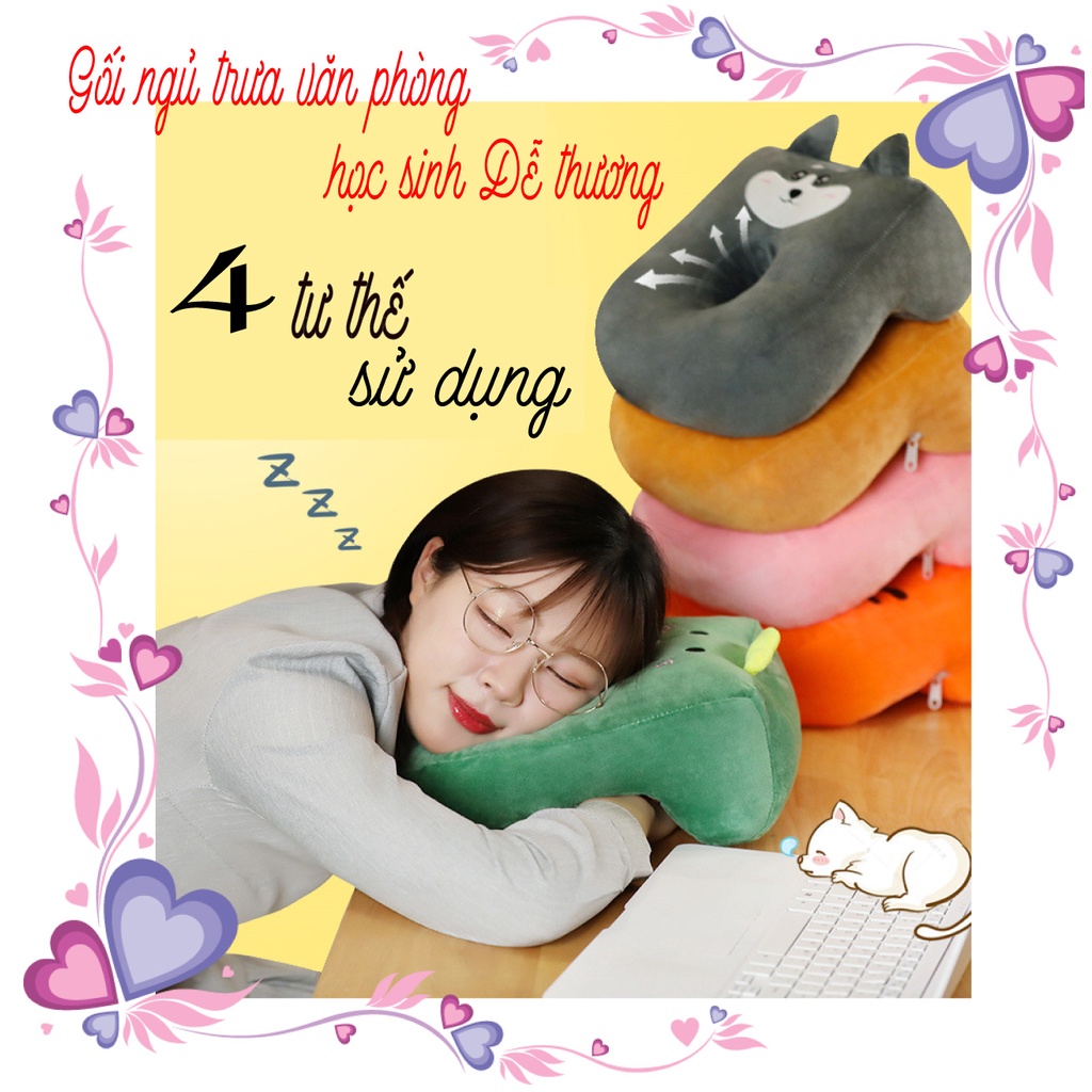Gối kê tay văn phòng giá rẻ đa năng hình thú dễ thương