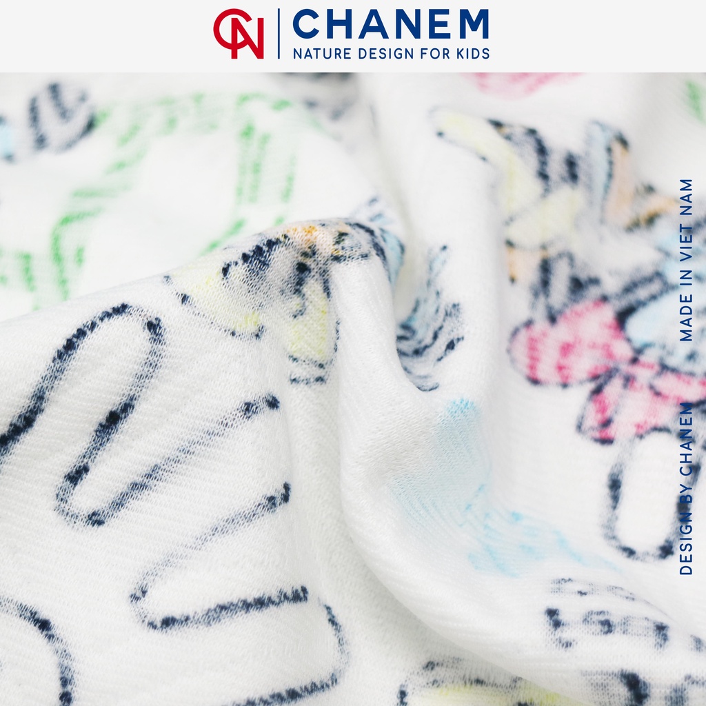 Chân váy ngắn MIKI CHANEM có 2 túi trước, vải cotton chần bông sêu mềm, giữ nhiệt mà vẫn thoáng khí cho bé gái