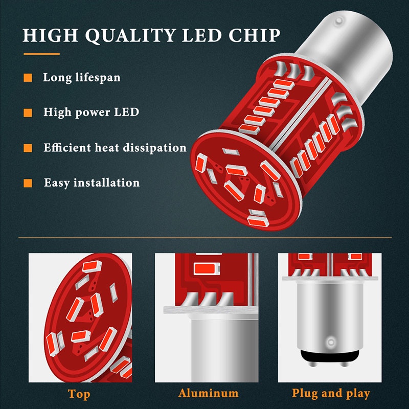 1 Đèn Phanh Xe Hơi / Xe Máy BAY15D P21 / 5W 1157