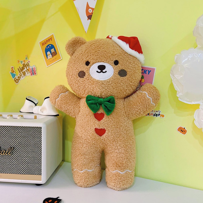 Thú Nhồi Bông Hình Gấu Bánh Mì Gừng Dễ Thương Cho Bé