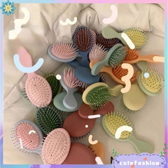 Lược Chải Tóc Mát Xa Da Đầu Chống Tĩnh Điện Màu Sắc Ngọt Ngào