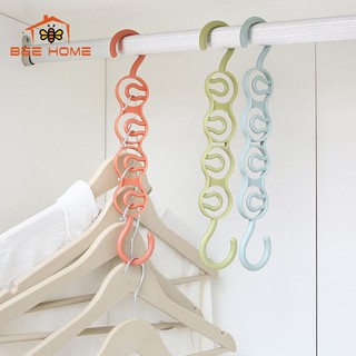 Móc treo móc quần áo bằng nhựa nhiều tầng - BEEHOME - Thanh phơi nhiều tầng đa năng thông minh